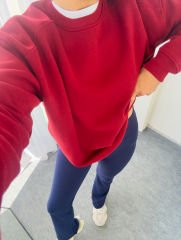 West Sweatshırt Bordo
