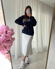 Midi Saten Etek