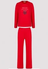 Kırmızı Pijama Takımı