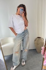 RAPSLİM KESİK JEANS