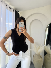 Giyçık Yelek Siyah