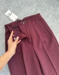 Zr Filatolu Pantolon Bordo