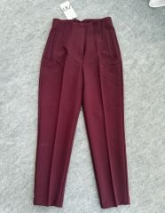 Zr Filatolu Pantolon Bordo