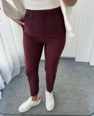 Zr Filatolu Pantolon Bordo