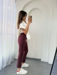 Zr Filatolu Pantolon Bordo