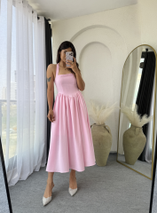 Lora Elbise Pembe