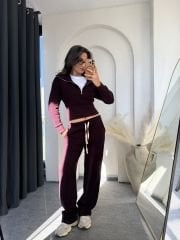 3lü Yumoş Takım Bordo