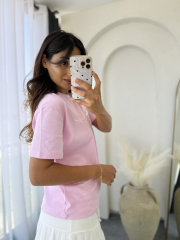Love Tişört TozPembe