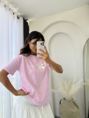 Love Tişört TozPembe