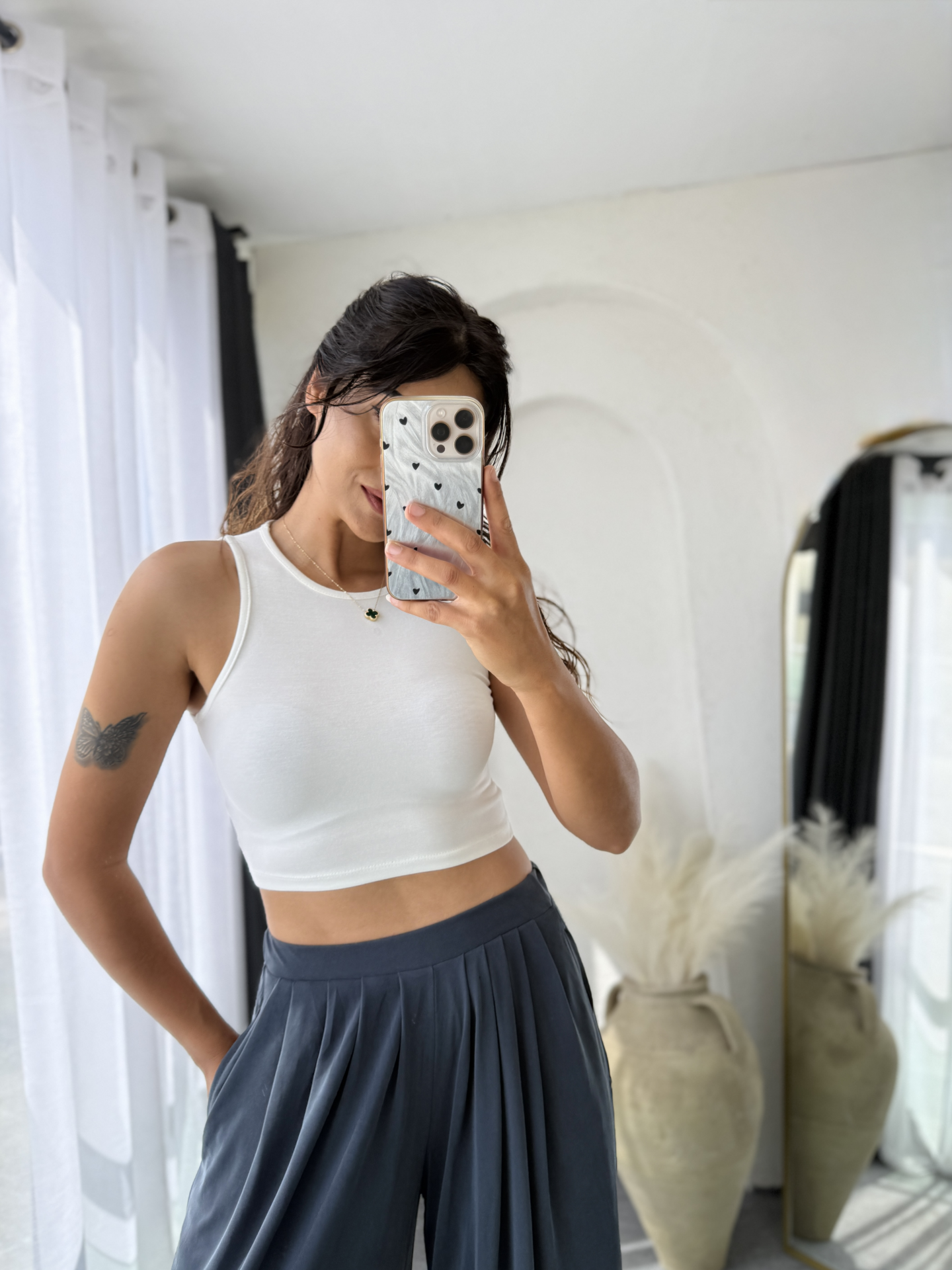 Oysho Croptop Krem