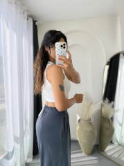 Oysho Croptop Krem