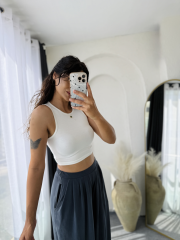 Oysho Croptop Krem