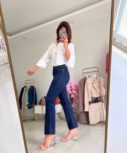 FLARE DARKBLUE JEAN