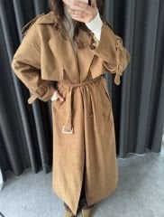 Nubuk Trençkot Camel