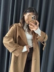 Nubuk Trençkot Camel