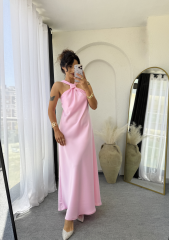 Massimo Saten Elbise Tozpembe