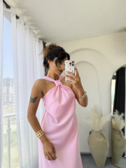 Massimo Saten Elbise Tozpembe