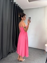PRENSES ELBİSE PEMBE