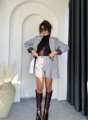 Kaşe Blazer Takım
