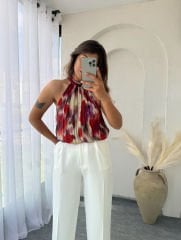 MANGO ŞİFON BLUZ