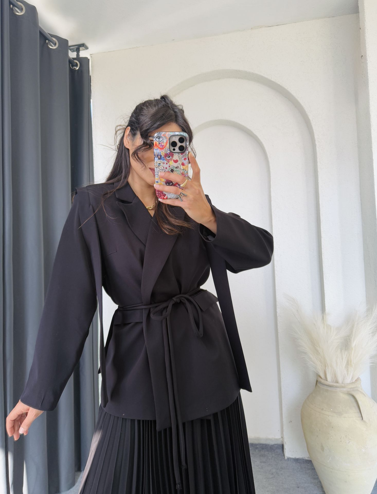 Tasarım Blazer Siyah