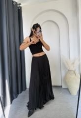 Volanlı Şifon Etek