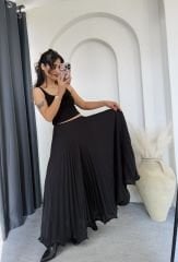 Volanlı Şifon Etek