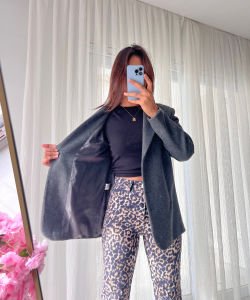 WORK KAŞE CEKET FÜME
