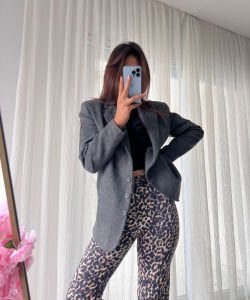 WORK KAŞE CEKET FÜME