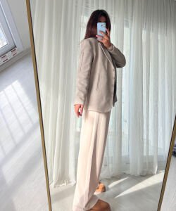WORK KAŞE CEKET BEJ