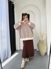 Oversize Sweatshırt Bordo