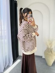 Oversize Sweatshırt Bordo