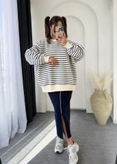 Oversize Sweatshırt Mavi