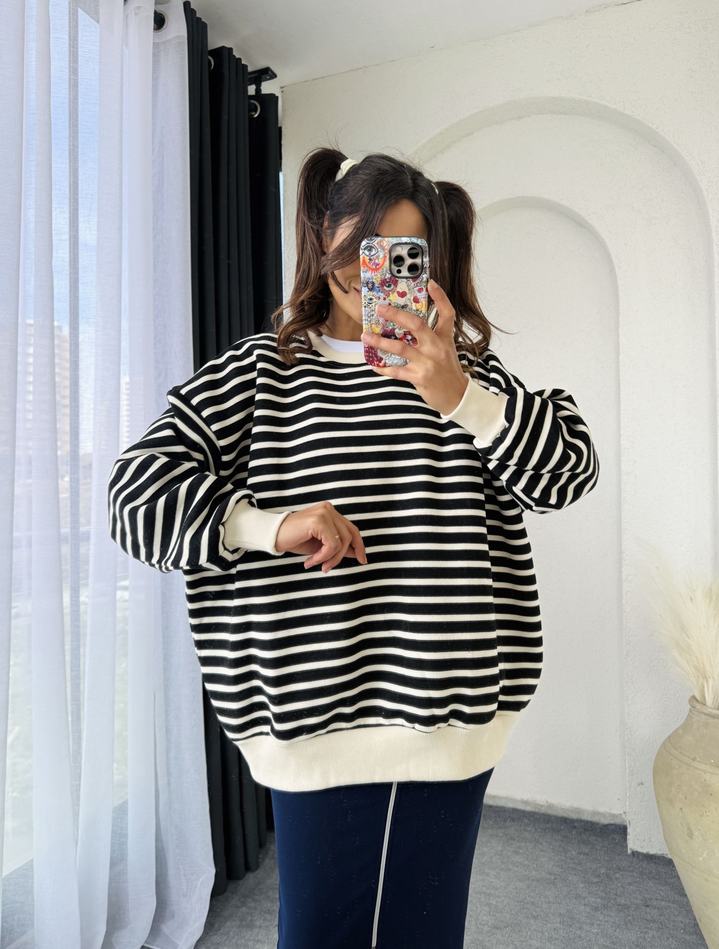 Oversize Sweatshırt Siyah