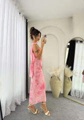 Fularlı Elbise Softpembe