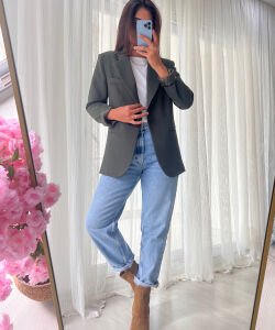 SLİM BLAZER HAKİ