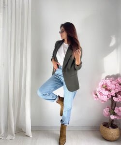 SLİM BLAZER HAKİ