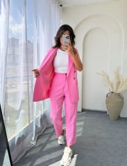 Tensel Yelek Takım Pembe