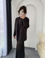 Oversize Blazer Siyah