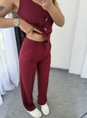 Elsem Yelek Takım Bordo