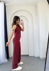 Elsem Yelek Takım Bordo